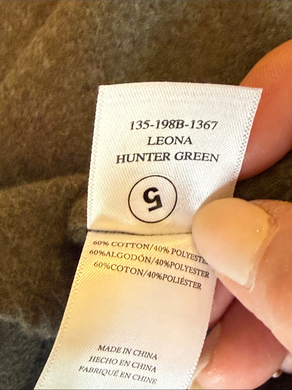 Rails Leona Belted Flannel Shirtdress in Hunter Green Size Large - Picture 13 of 14